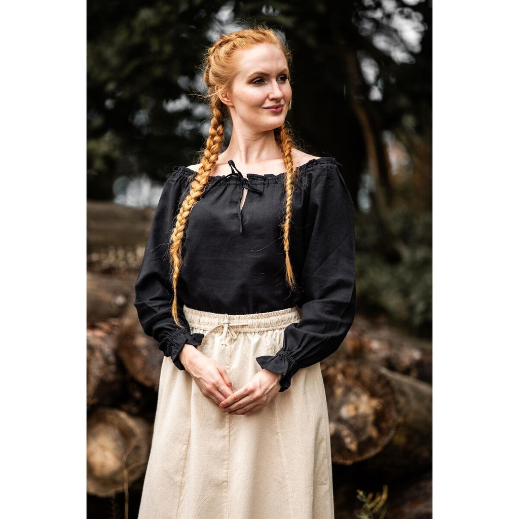 Immagine del prodotto Blusa medievale Edith nera
