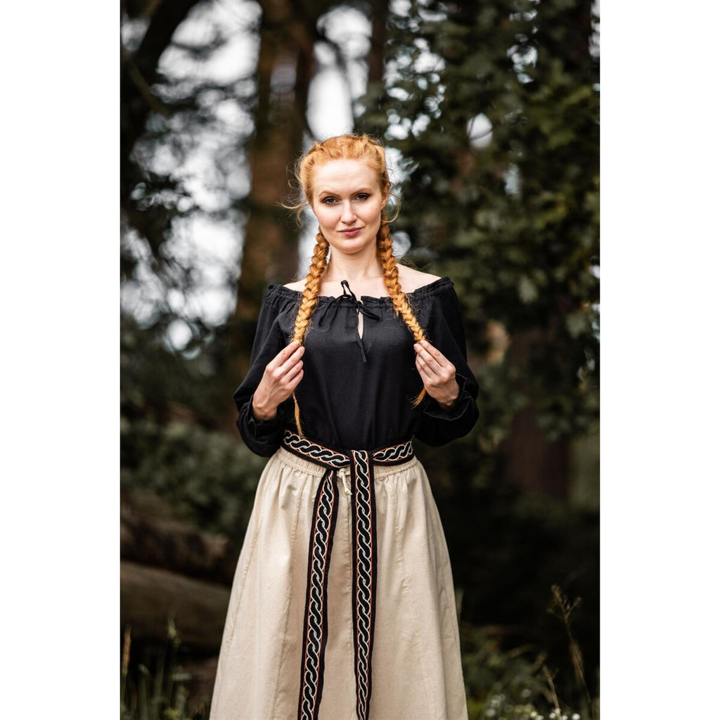 Immagine del prodotto Blusa medievale Edith nera