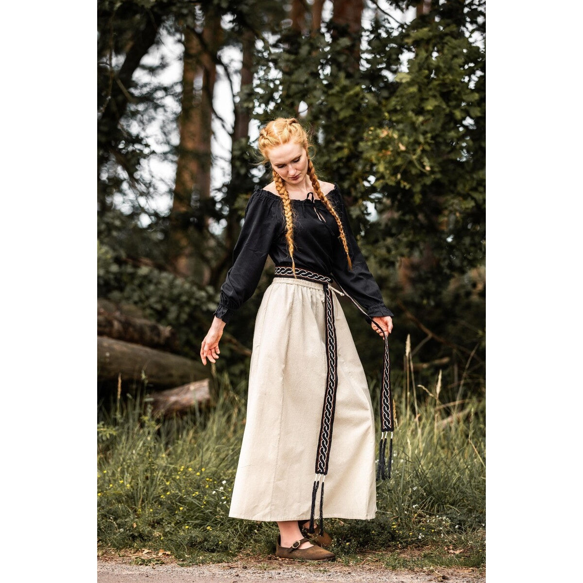 Immagine del prodotto Blusa medievale Edith nera