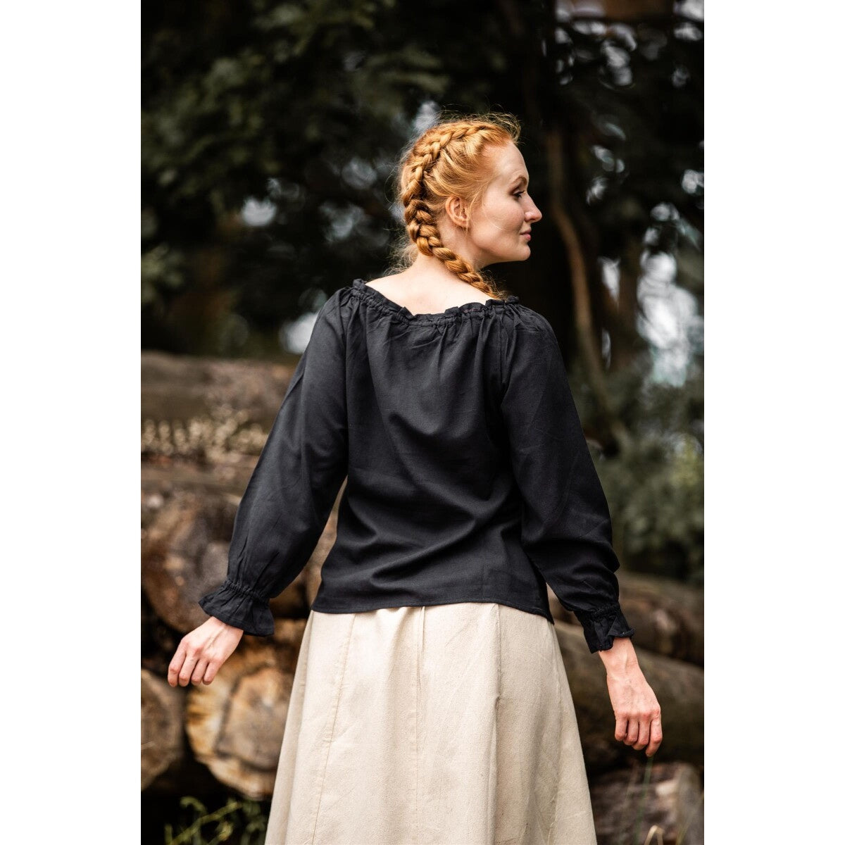 Immagine del prodotto Blusa medievale Edith nera