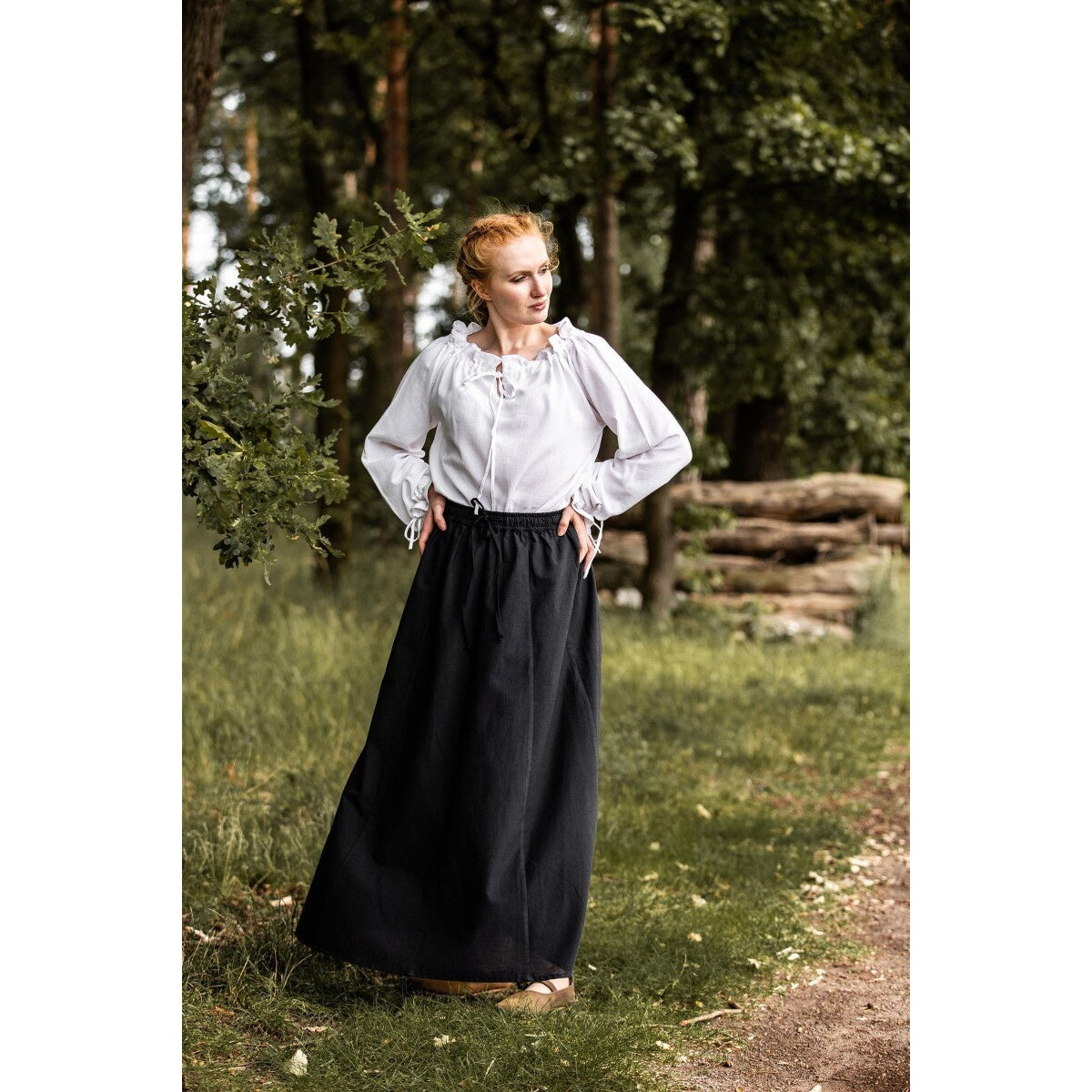 Immagine del prodotto Blusa medievale Edith bianca