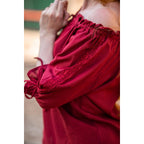 Product image Medieval Short-Sleeve Blouse Sandra red
