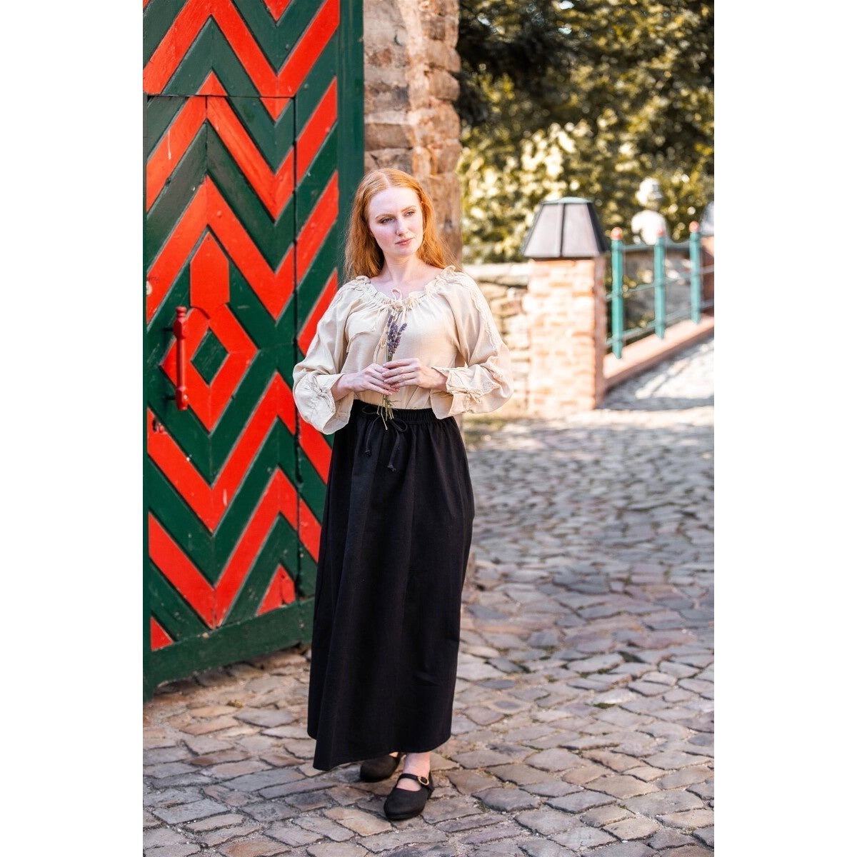 Immagine del prodotto Blusa medievale con pizzo Bettina
