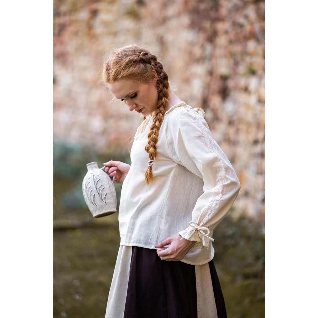 Immagine del prodotto Blusa medievale con pizzo Bettina beige