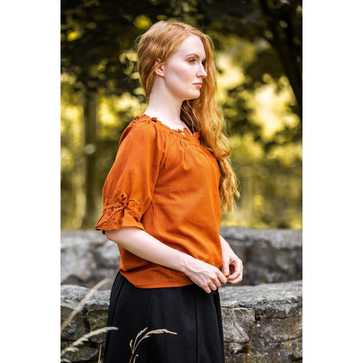 Immagine del prodotto Blusa medievale manica corta Vera marrone