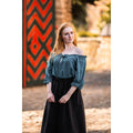 Immagine del prodotto Blusa medievale a maniche corte Vera blu