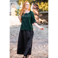 Immagine del prodotto Blusa medievale a maniche corte Vera verde