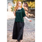 Immagine del prodotto Blusa medievale a maniche corte Vera verde