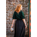 Immagine del prodotto Blusa medievale a maniche corte Vera verde