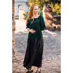 Immagine del prodotto Blusa medievale a maniche corte Vera verde