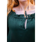 Immagine del prodotto Blusa medievale a maniche corte Vera verde
