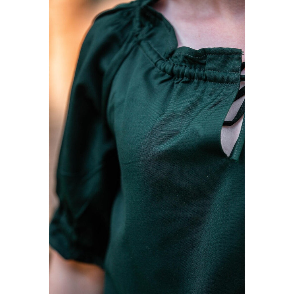 Immagine del prodotto Blusa medievale a maniche corte Vera verde
