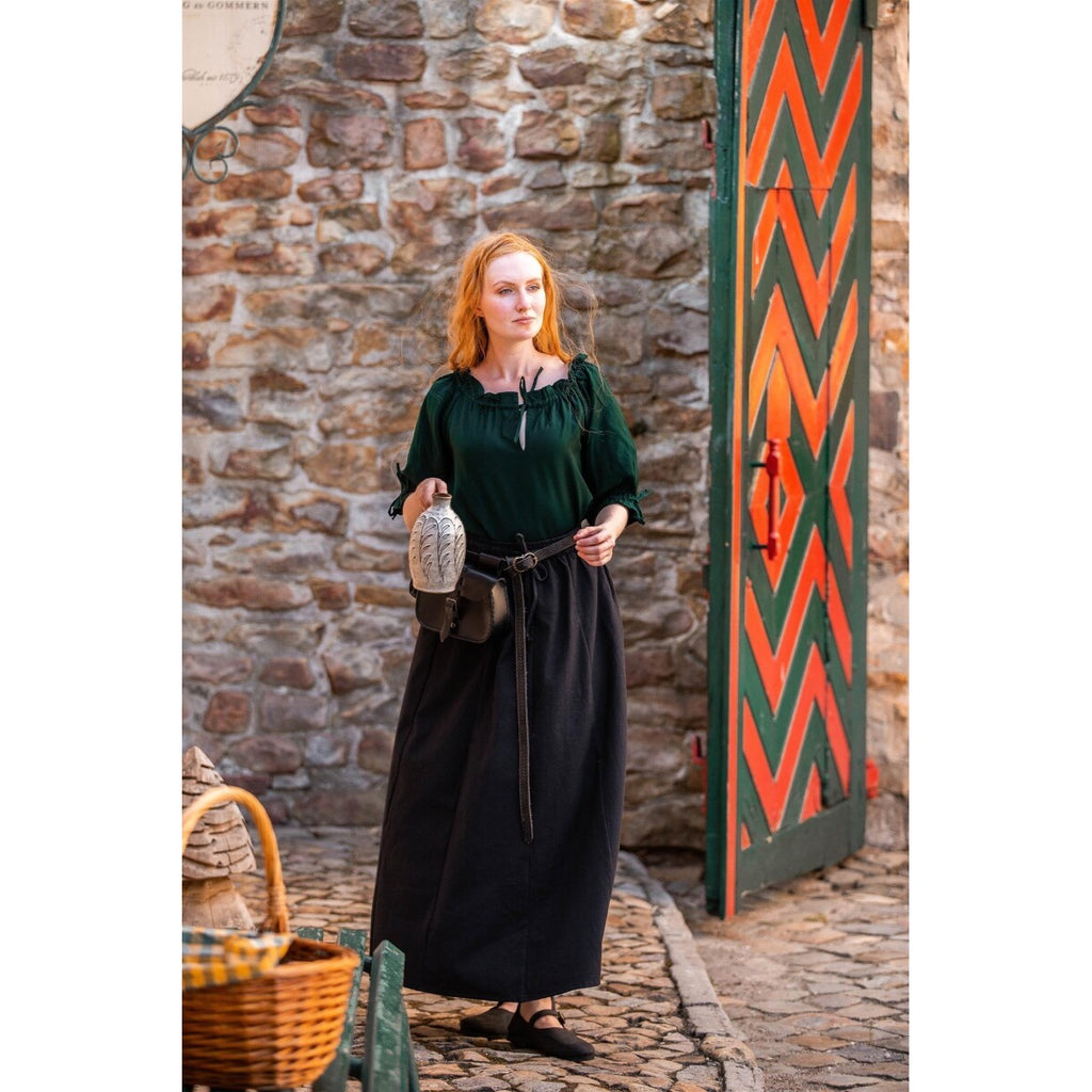 Immagine del prodotto Blusa medievale a maniche corte Vera verde