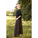 Immagine del prodotto Blusa medievale a maniche corte Vera nera