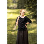 Immagine del prodotto Blusa medievale a maniche corte Vera nera