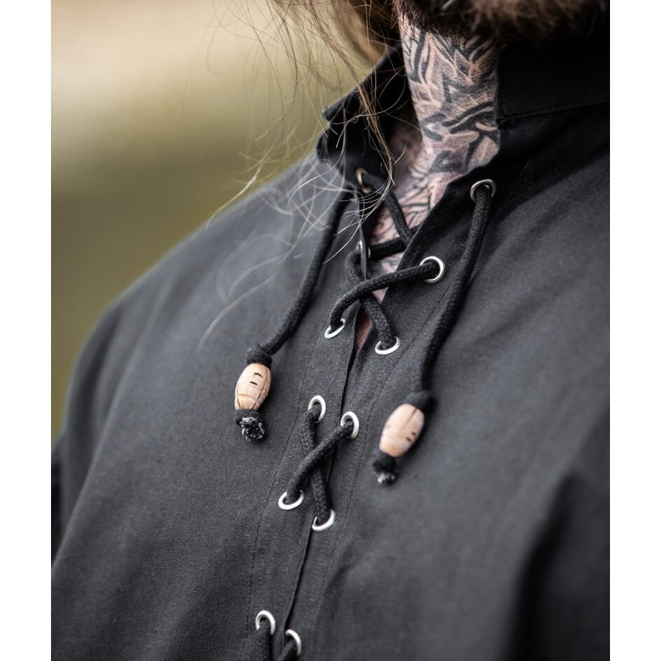 Immagine del prodotto Camicia medievale Gustavo nera
