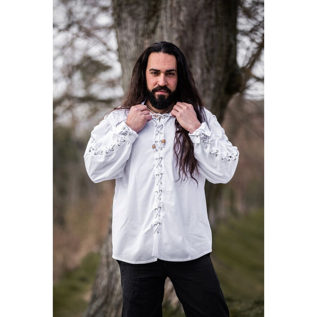 Immagine del prodotto Camicia medievale Gustavo bianca