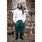Immagine del prodotto Camicia medievale con colletto tondo Athos bianca