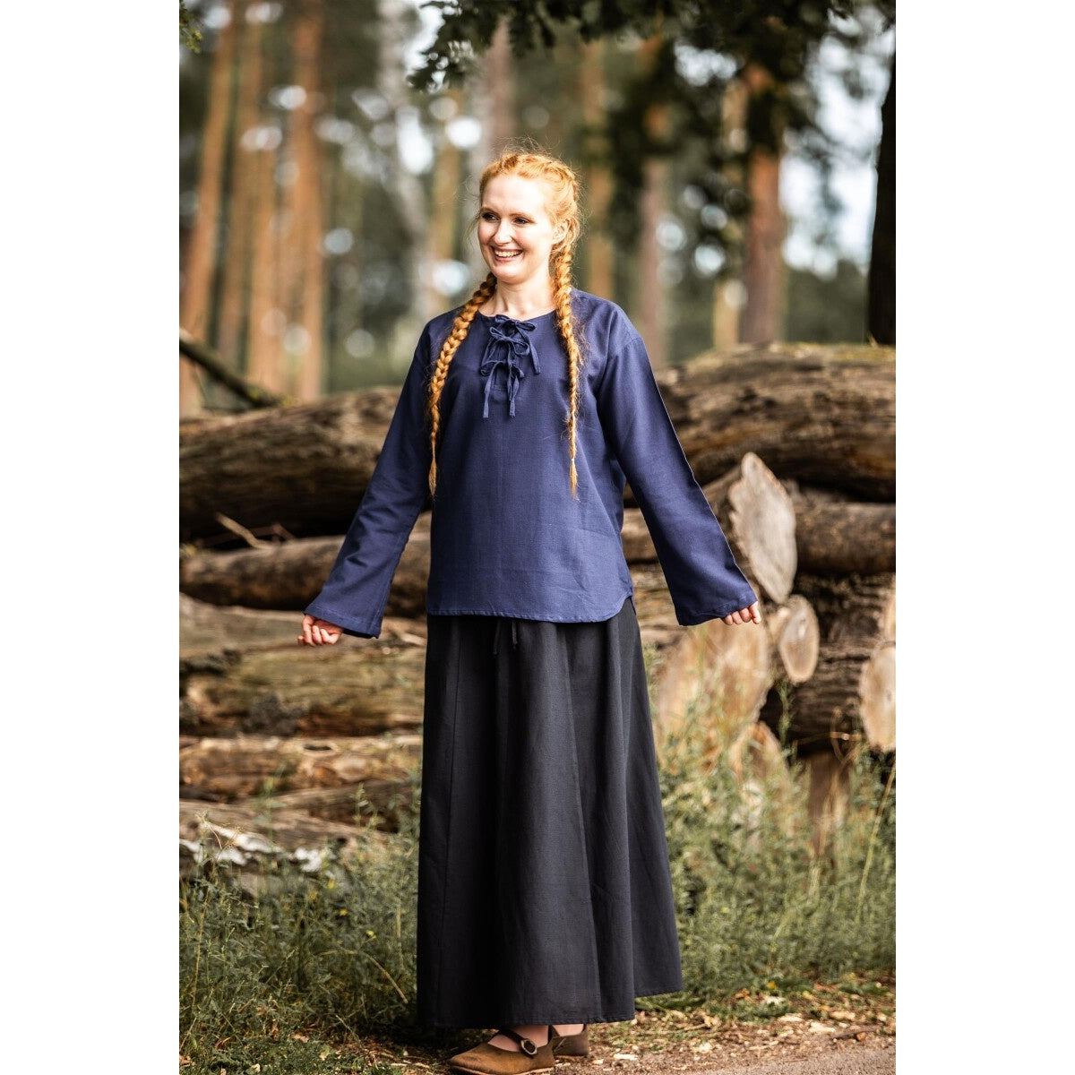Immagine del prodotto Blusa medievale Tilda blu