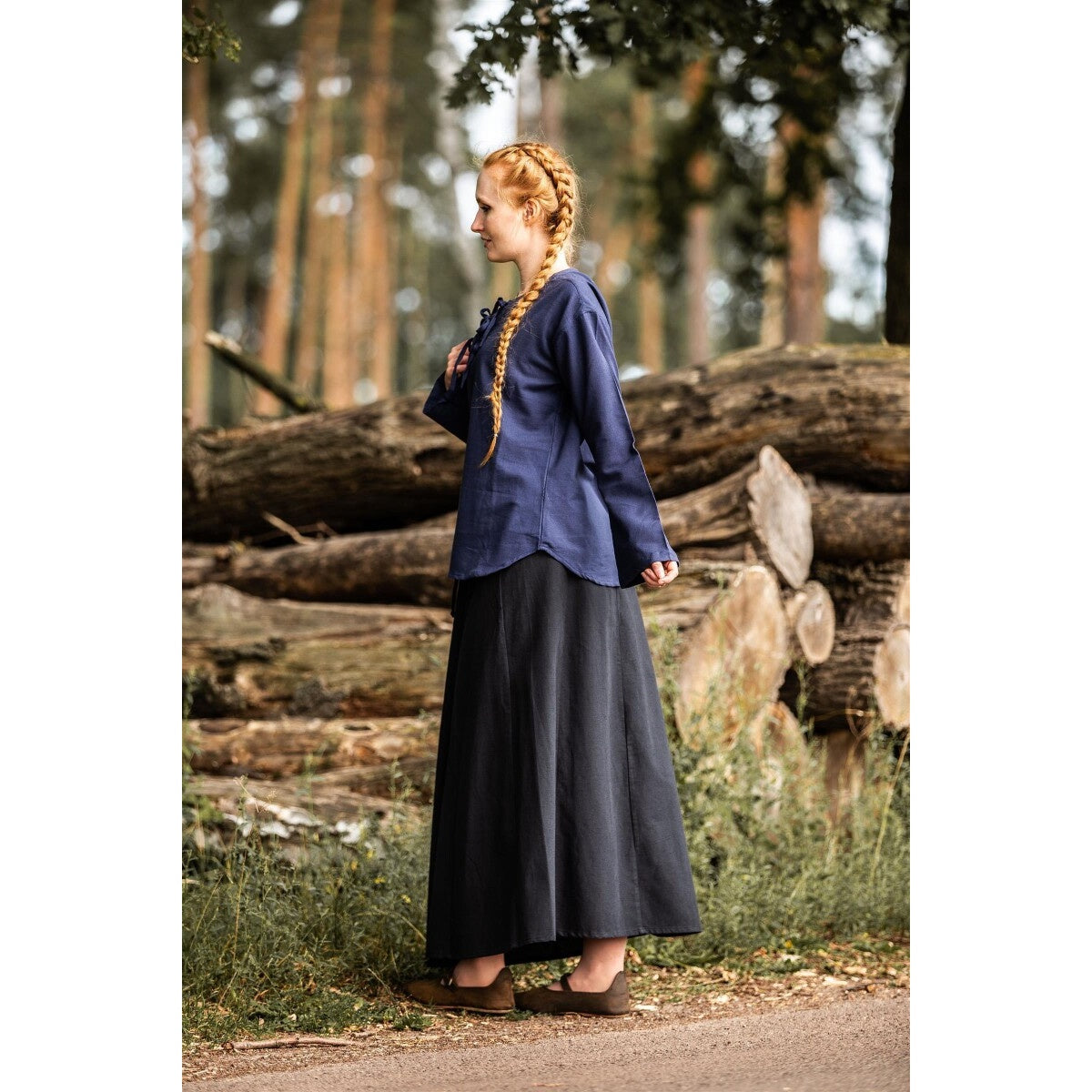 Immagine del prodotto Blusa medievale Tilda blu