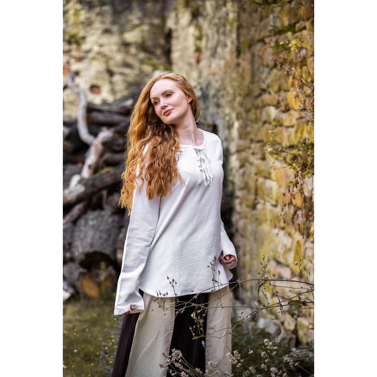 Immagine del prodotto Blusa medievale Tilda bianca