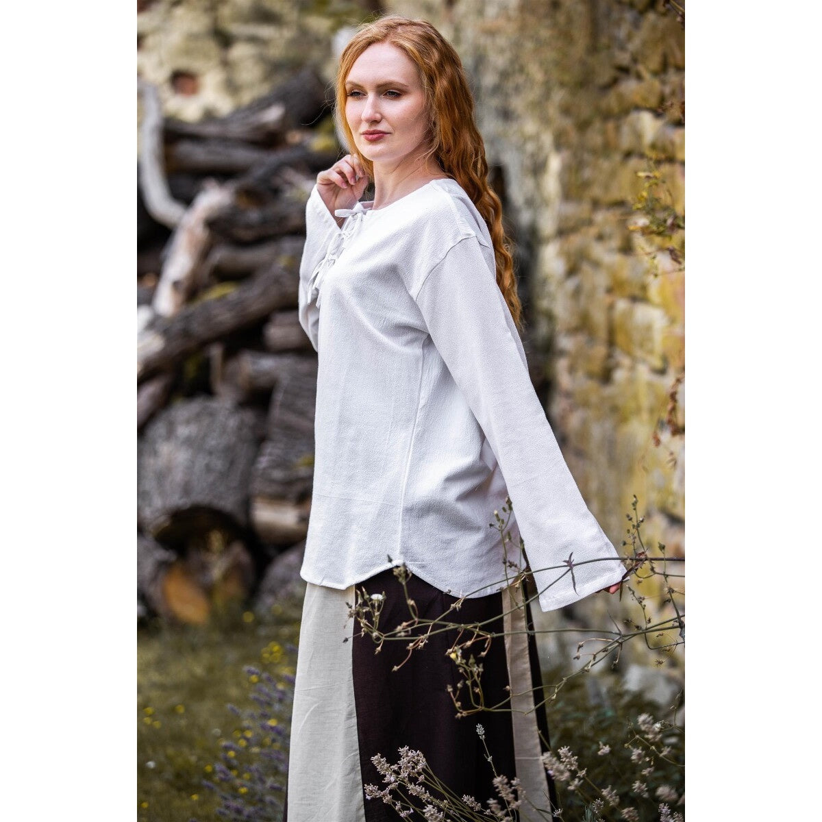 Immagine del prodotto Blusa medievale Tilda bianca