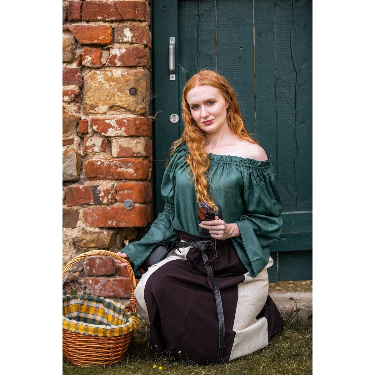 Immagine del prodotto Blusa medievale Emma verde