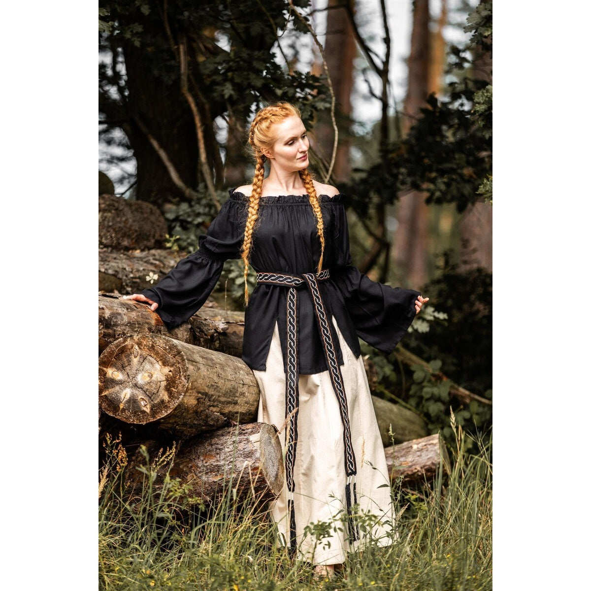 Immagine del prodotto Blusa medievale Emma nera