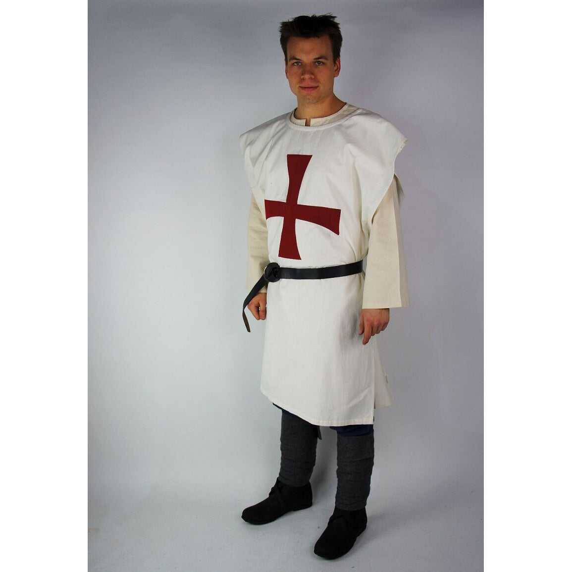 Immagine del prodotto Sopravveste medievale dei Cavalieri Templari nero-rosso