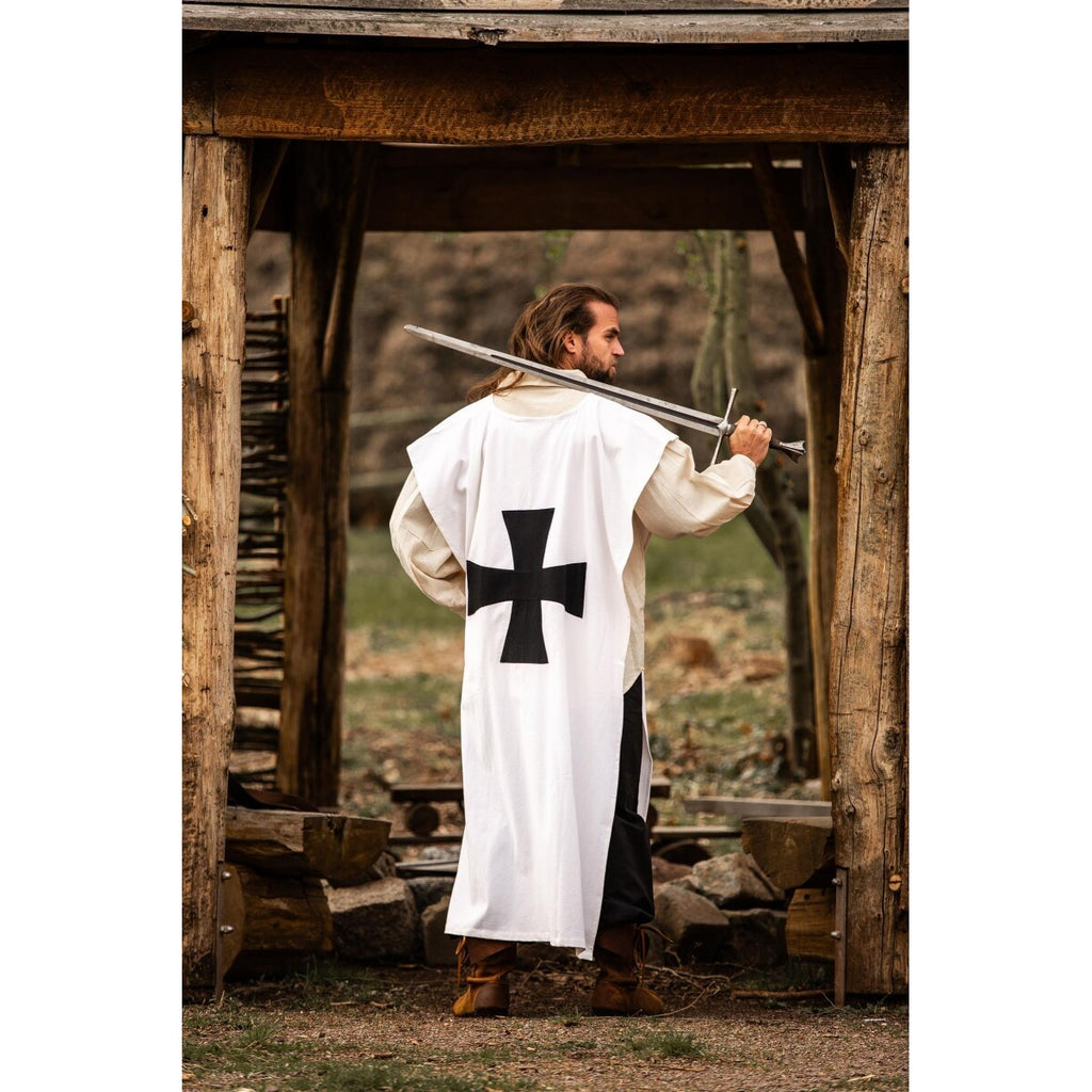 Product image Medieval Surcoat of the Knights Templar white-black