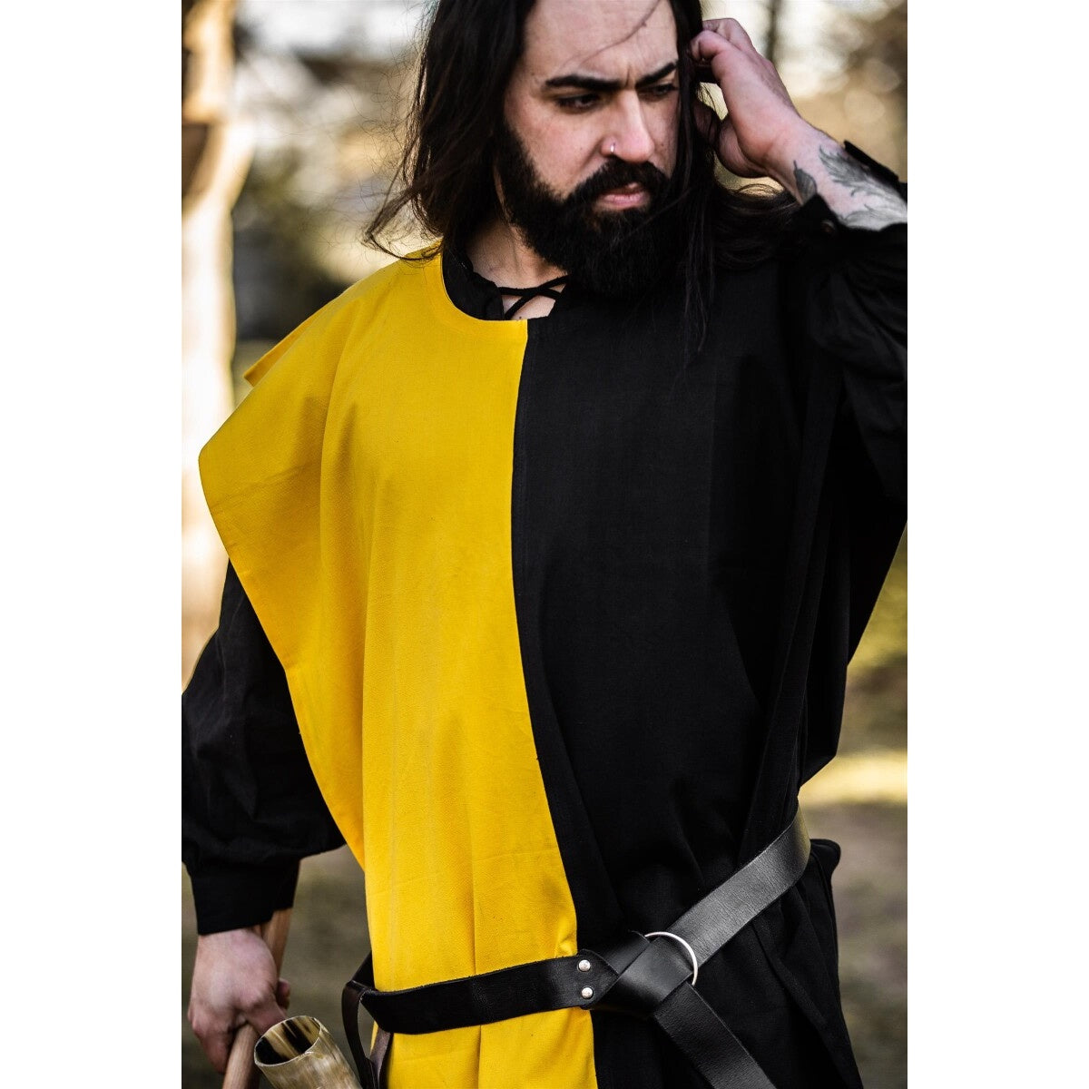 Product image Medieval Surcoat Frederick black-yellow
