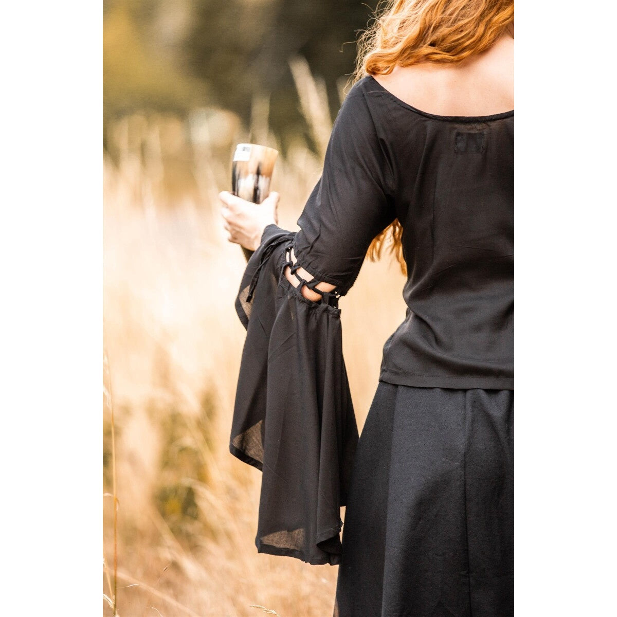 Immagine del prodotto Blusa medievale Carmen nera