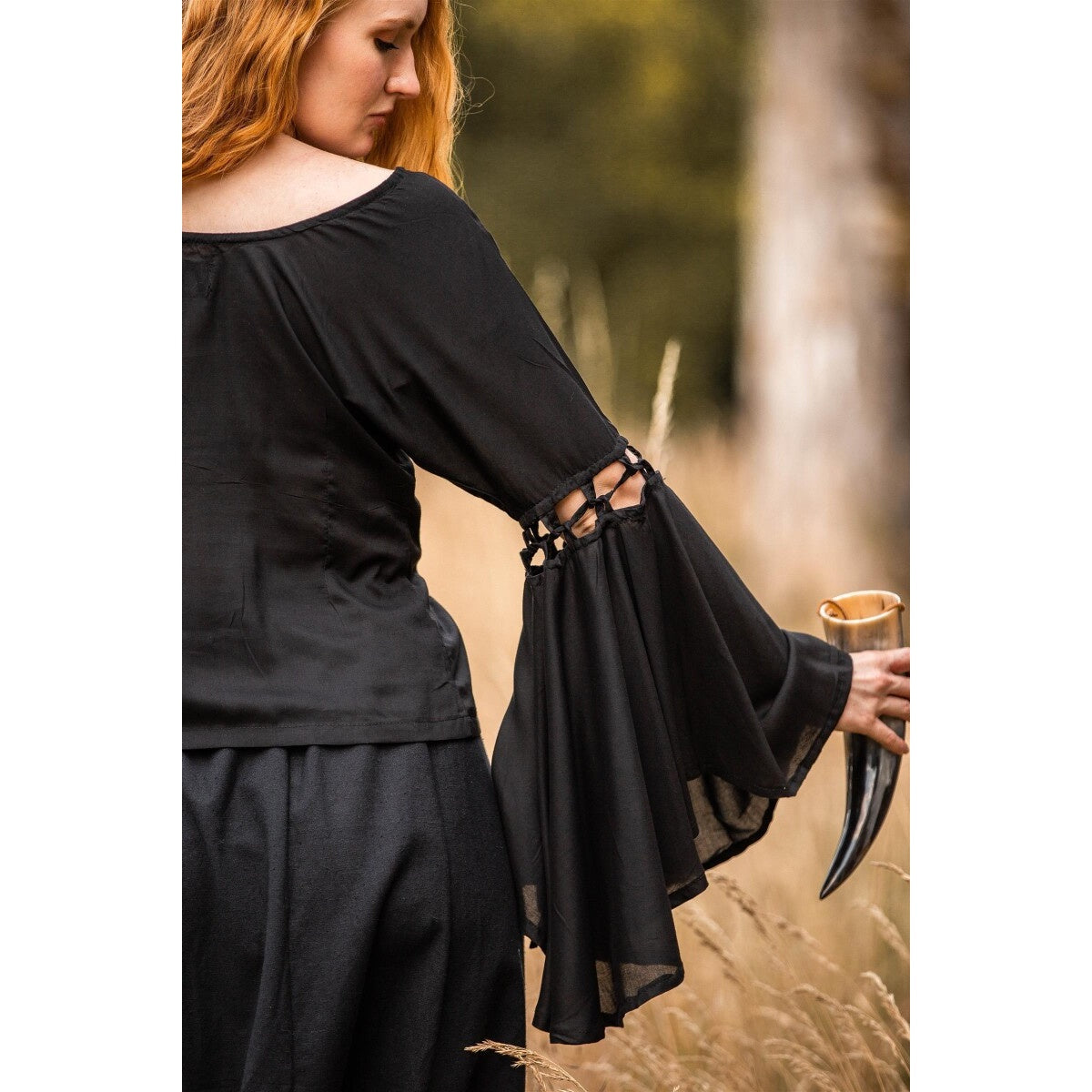 Immagine del prodotto Blusa medievale Carmen nera