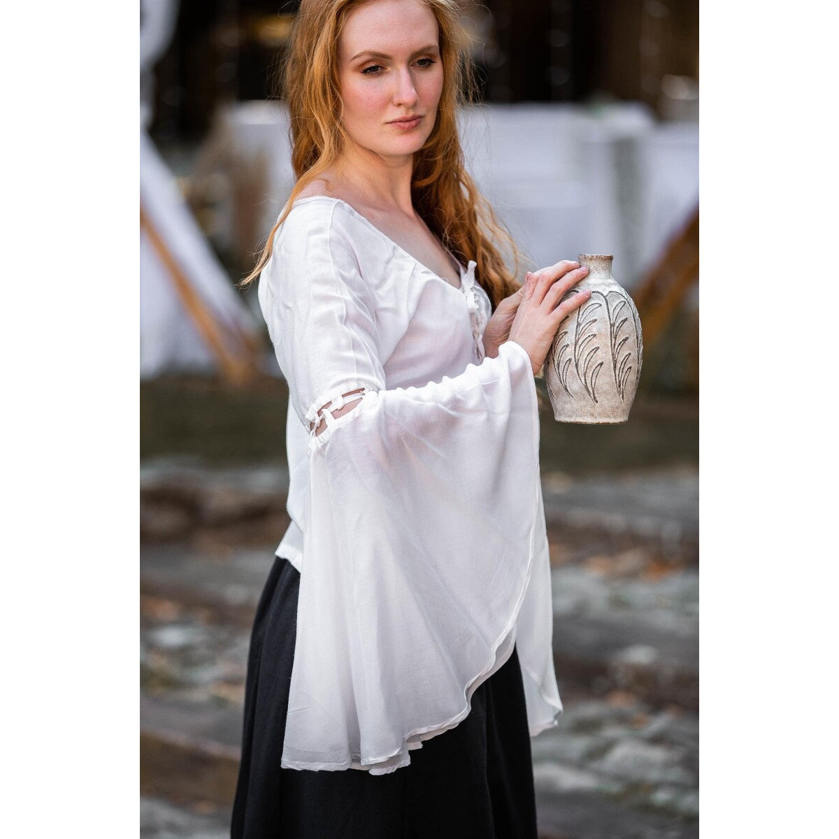 Immagine del prodotto Blusa medievale Carmen bianca