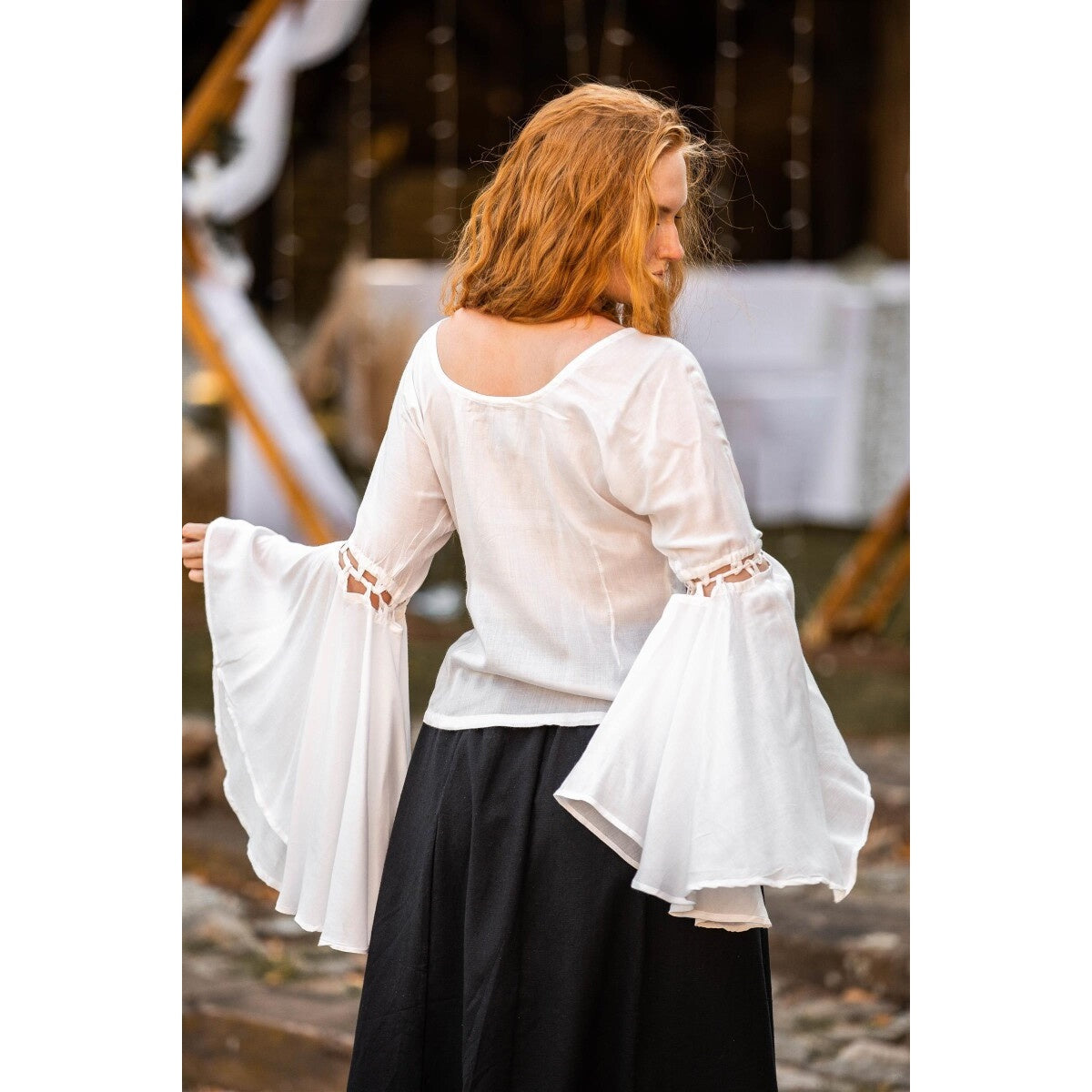 Immagine del prodotto Blusa medievale Carmen bianca