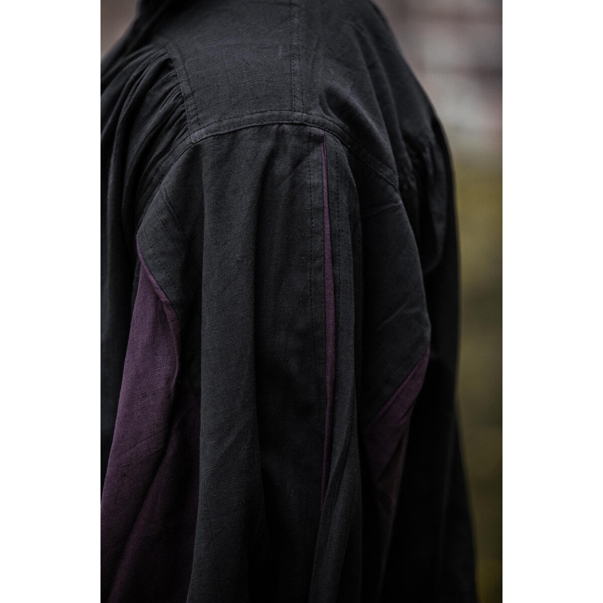 Immagine del prodotto Camicia landsknecht medievale Albert nero-marrone