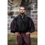 Immagine del prodotto Camicia landsknecht medievale Albert nero-marrone