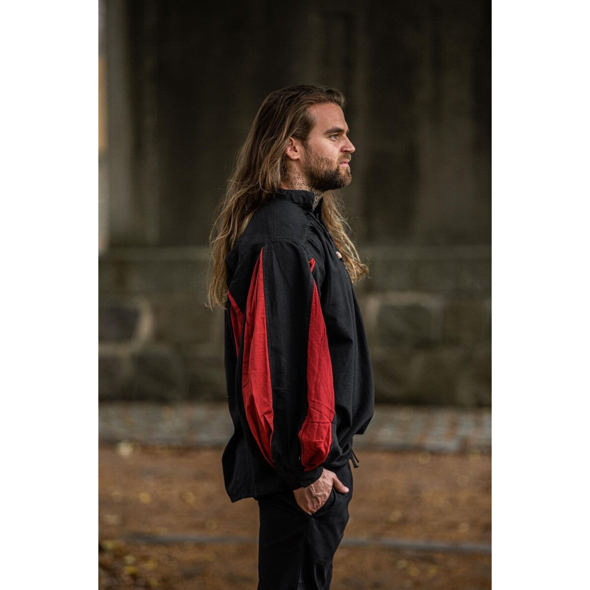 Product image Medieval Landsknecht Shirt Albert black-red