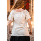 Immagine del prodotto Blusa medievale a maniche corte Otilia beige