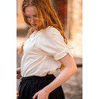 Immagine del prodotto Blusa medievale a maniche corte Otilia beige