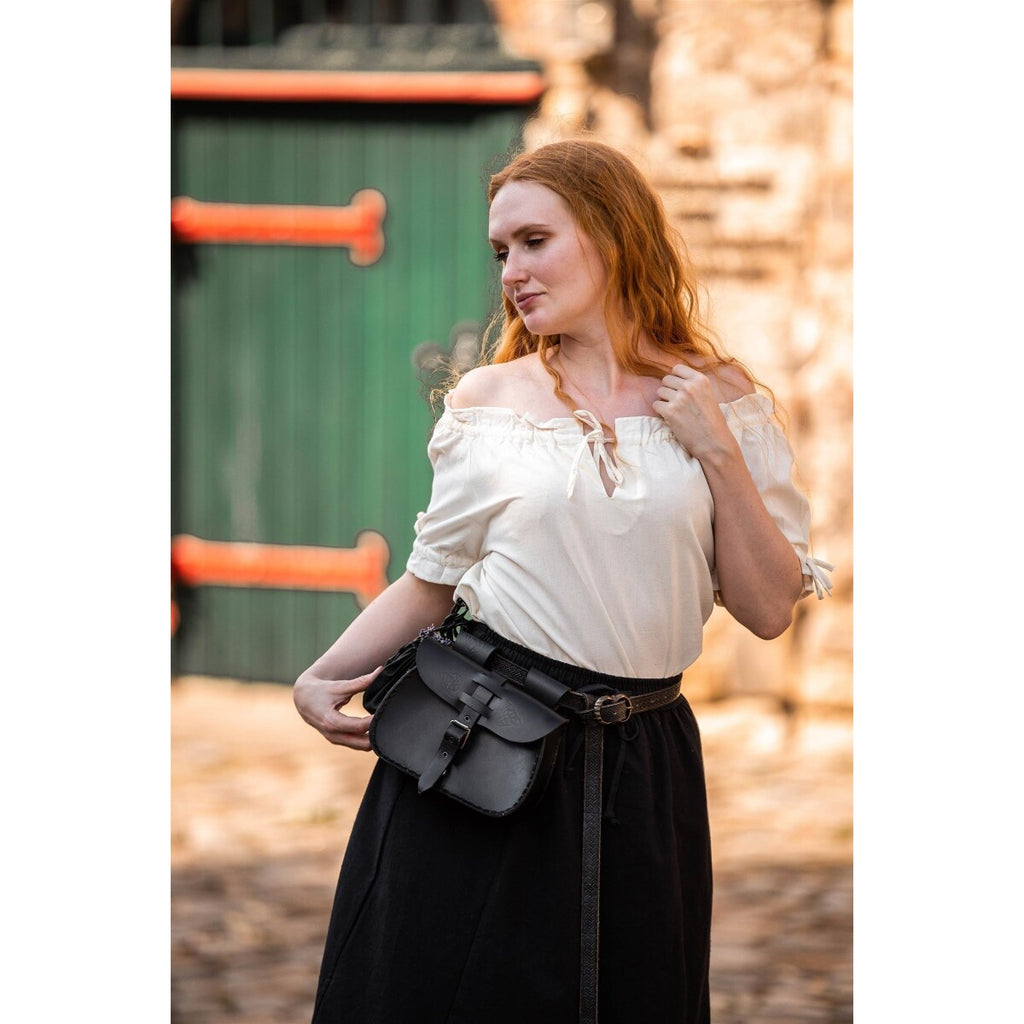 Immagine del prodotto Blusa medievale a maniche corte Otilia beige