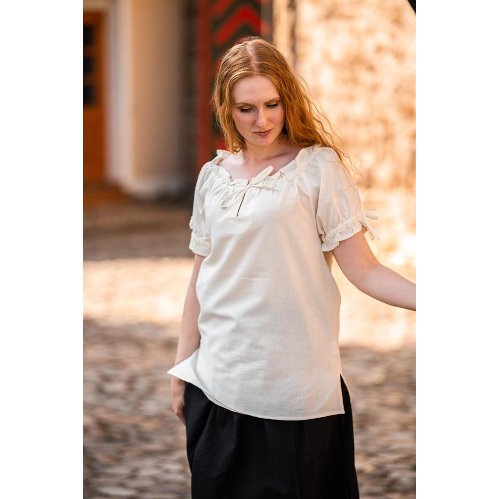 Immagine del prodotto Blusa medievale a maniche corte Otilia beige
