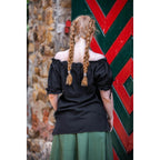 Immagine del prodotto Blusa medievale a maniche corte Otilia nera