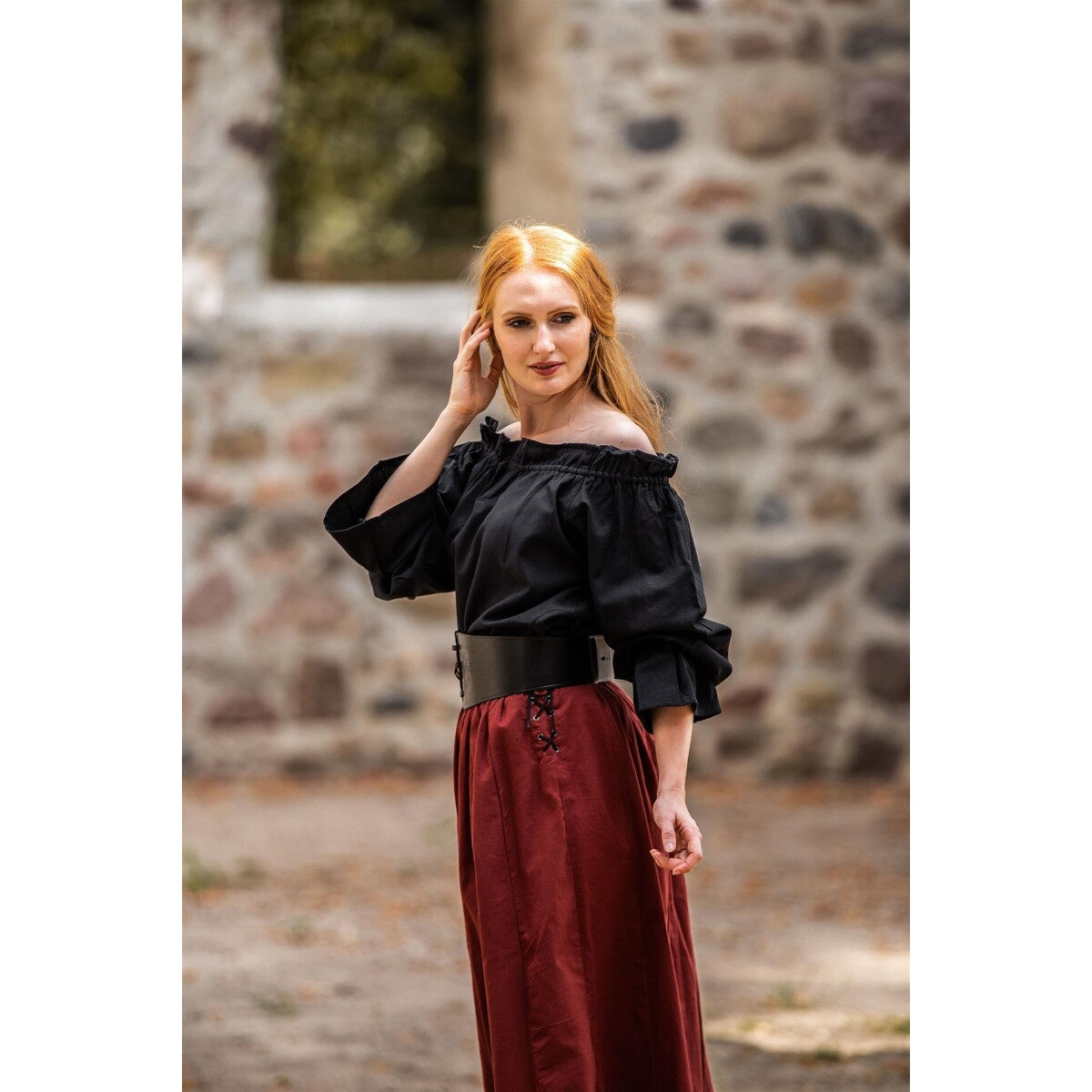 Immagine del prodotto Blusa medievale Morgan nera