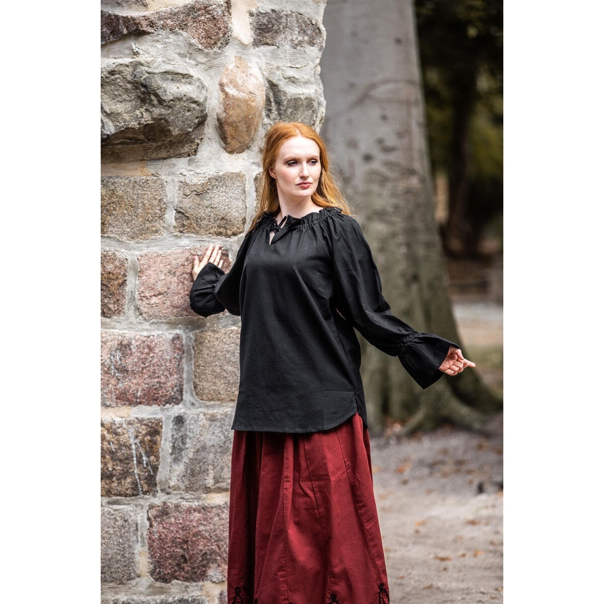 Immagine del prodotto Blusa medievale Morgan nera