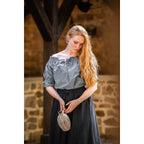 Immagine del prodotto Blusa medievale a maniche corte Verena blu
