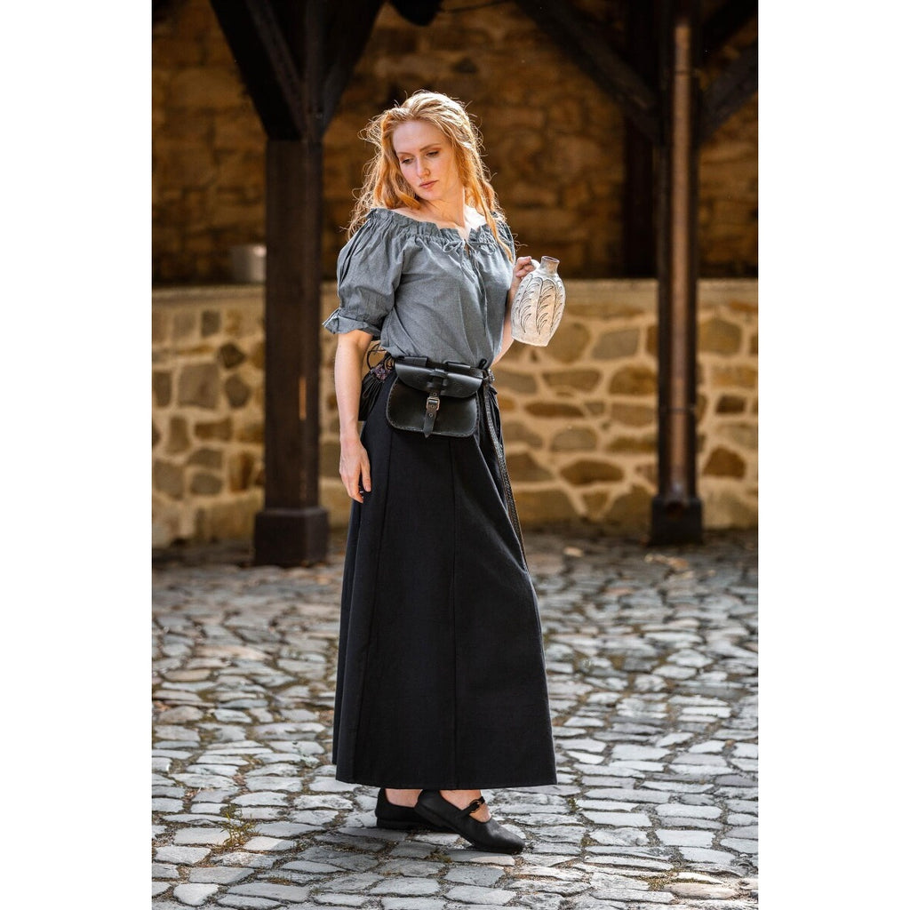 Immagine del prodotto Blusa medievale a maniche corte Verena blu