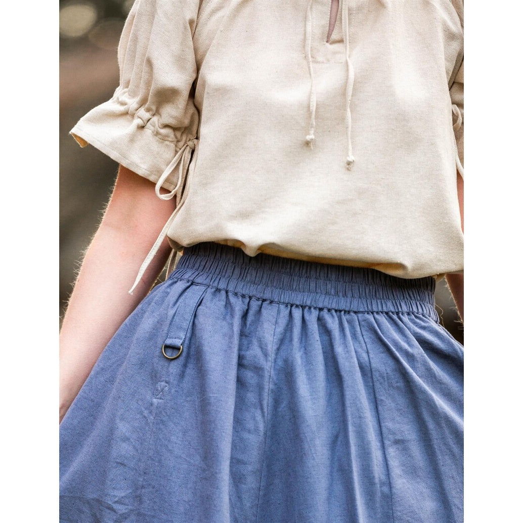 Immagine del prodotto Blusa medievale a maniche corte Verena beige