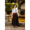 Immagine del prodotto Blusa medievale a maniche corte Verena bianca