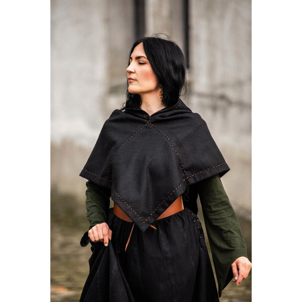 Immagine del prodotto Cappuccio medievale Halfdan nero
